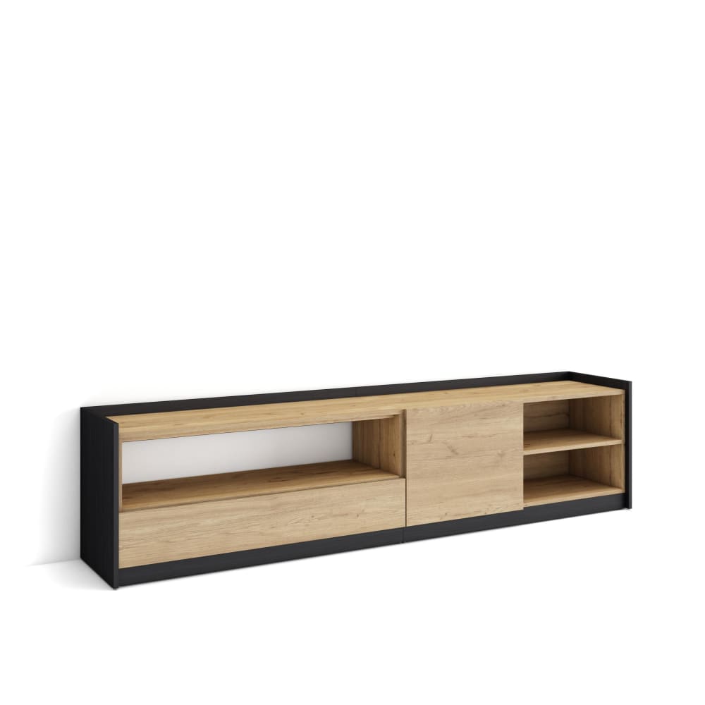 Meuble tv effet bois