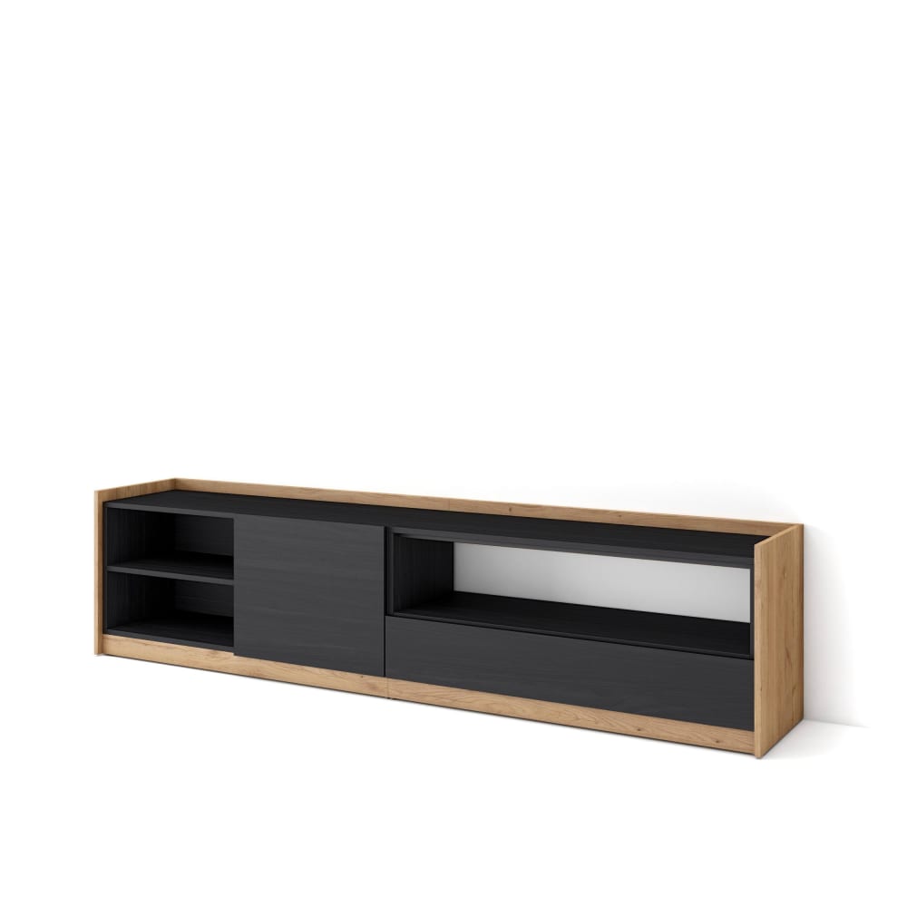 Meuble tv effet bois