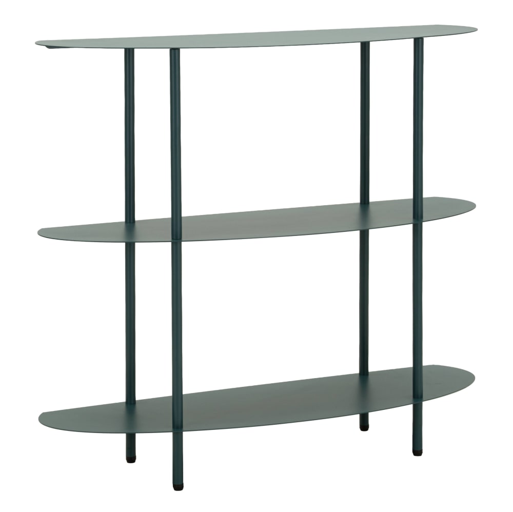 Console en métal bleu 90 x 28 x 81 cm