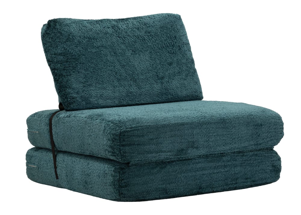 fauteuil en tissu bouclè