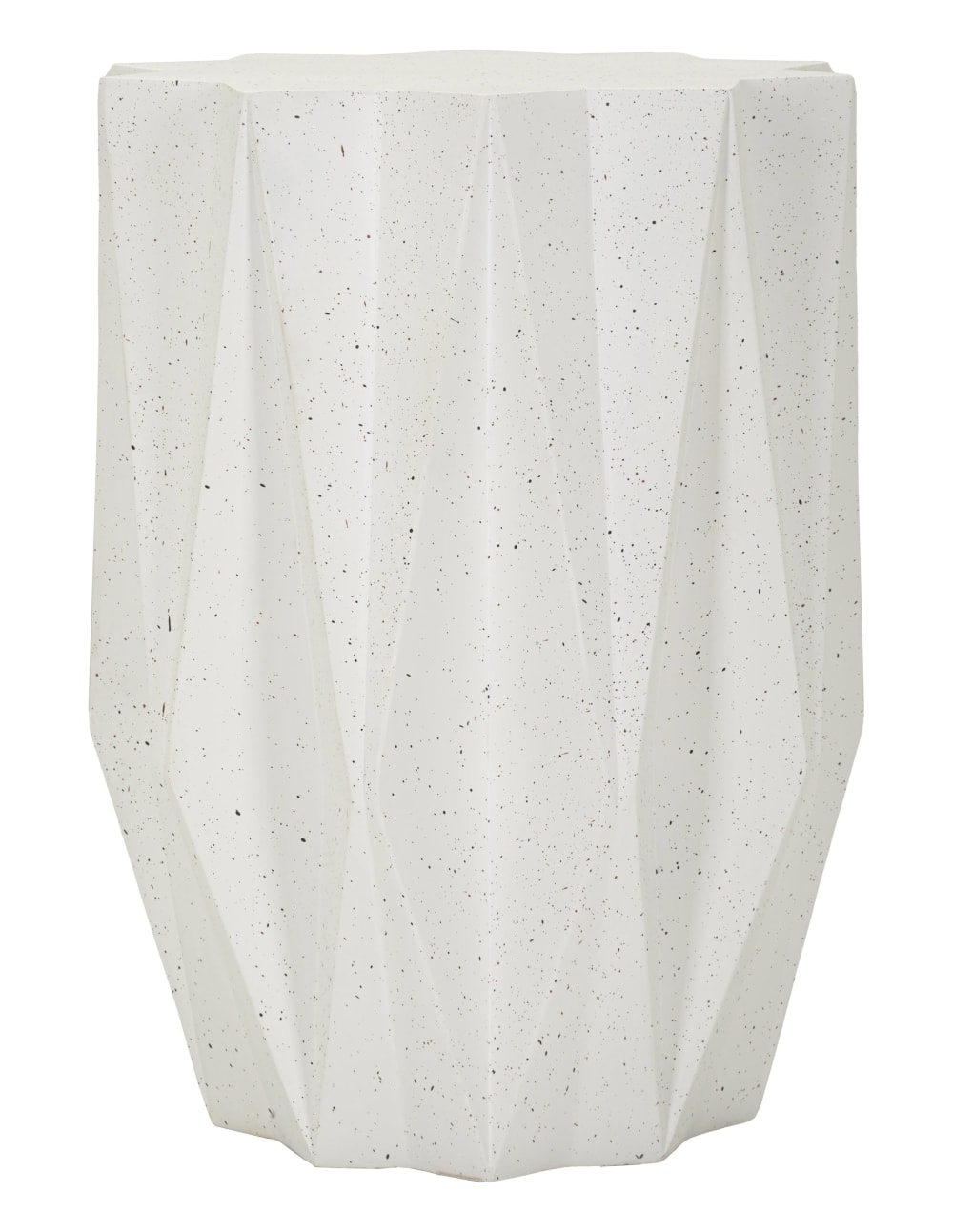 Table basse en magnésium blanc, Ø 40 x 53 cm