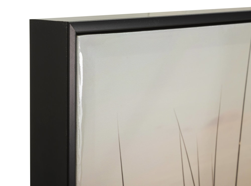 Impression sur toile laquée avec cadre et reliefs cm 152×4×52