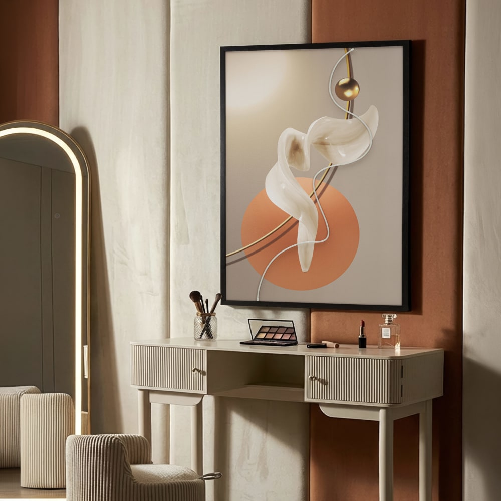 Mauro Ferretti Gemälde auf Leinwand mit LEDs, 80 x 4 x 120 cm style modern Mehrfarbig Metall