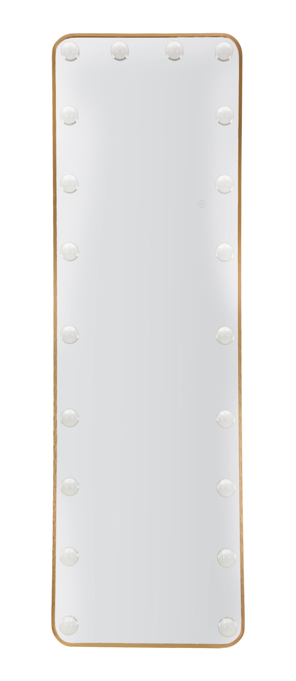 Miroir sur pied hollywood avec éclairage led, 50x45x160 cm