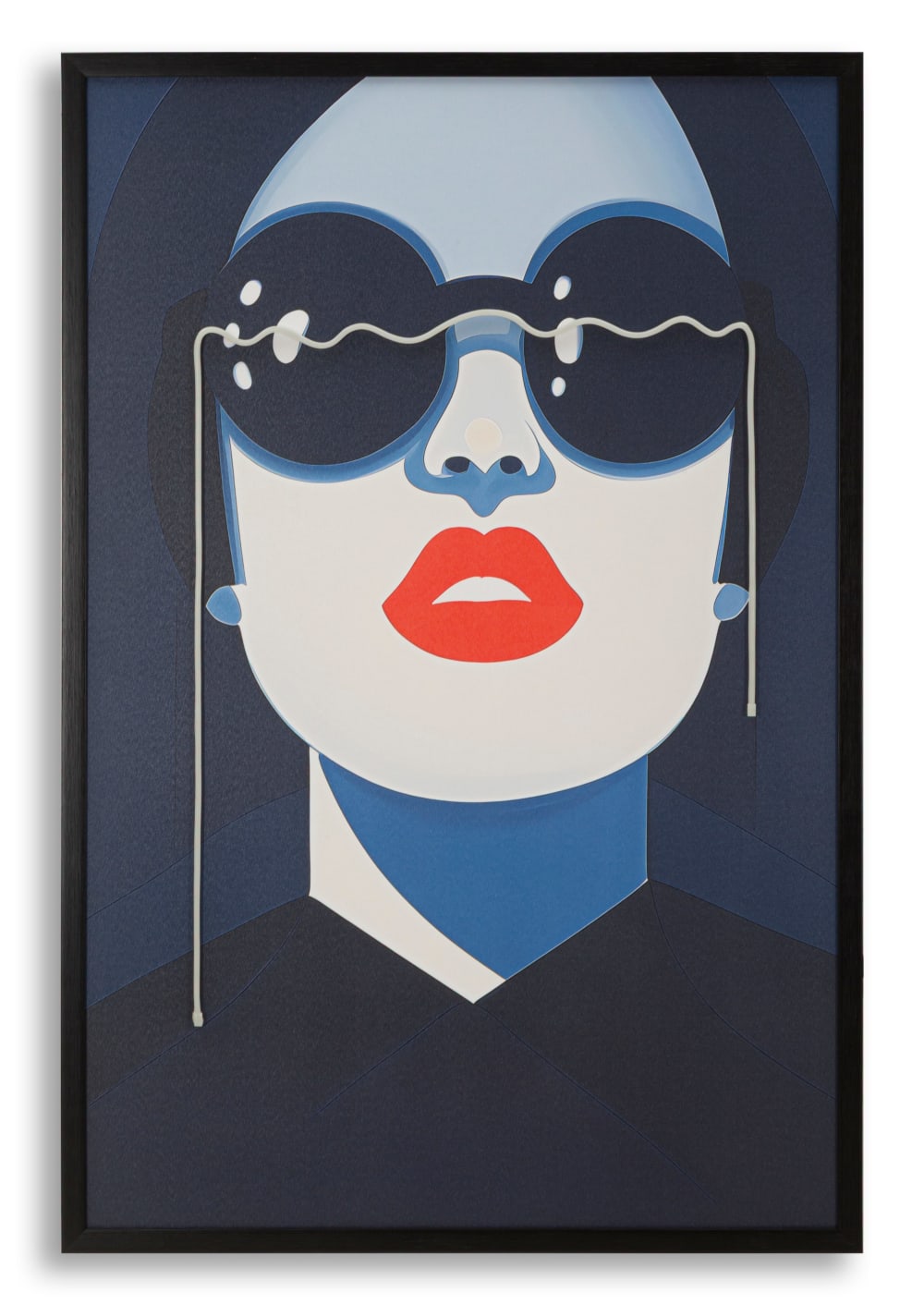 Impression sur toile avec led 80x4x120 cm