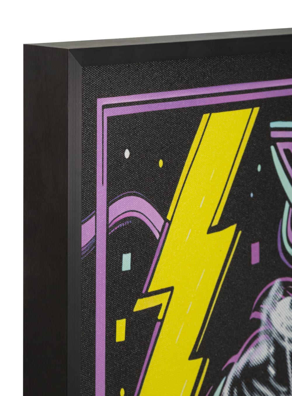 Impression sur toile avec led multicolore, 60 x 3,5 x 90 cm