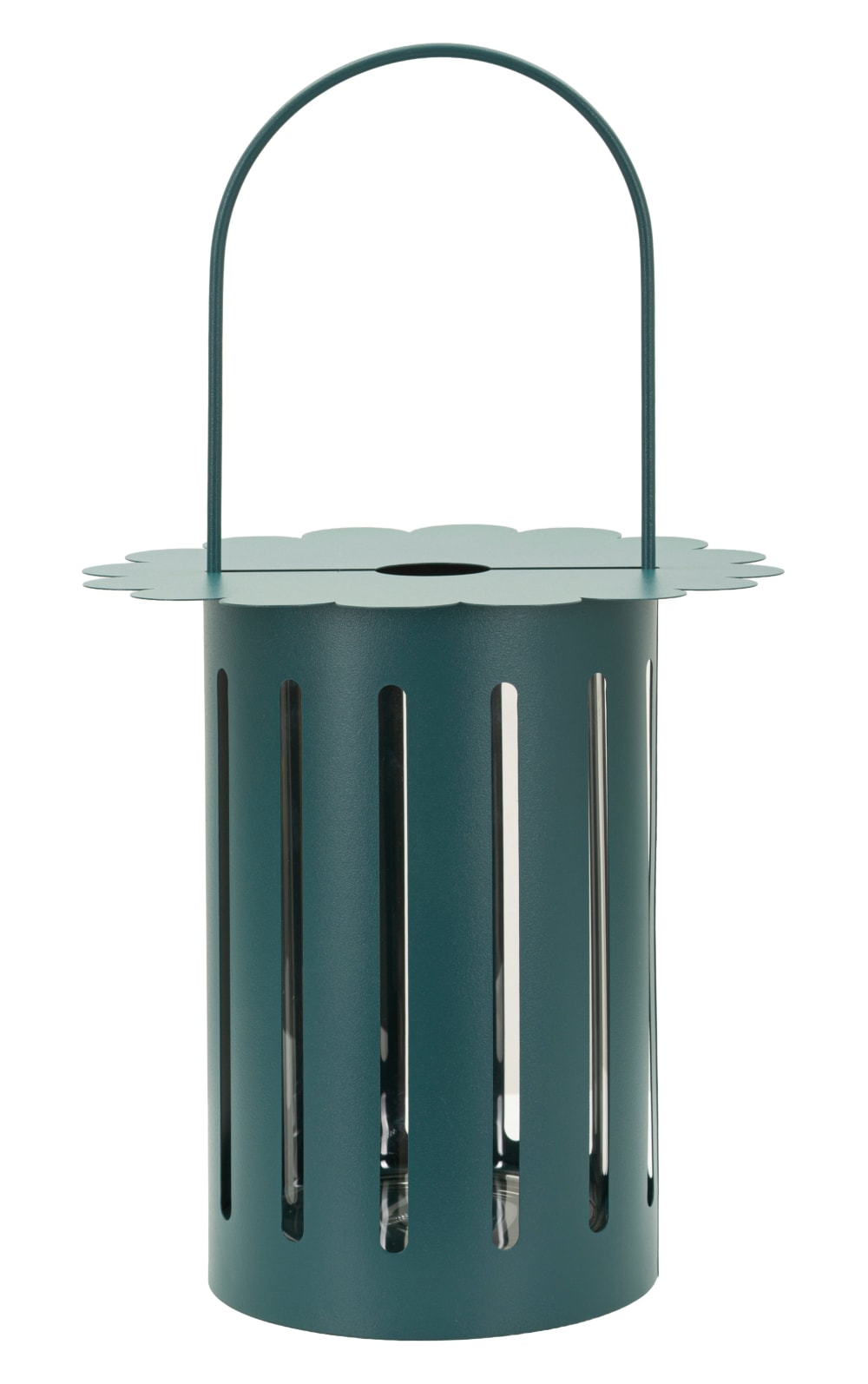 Türkisfarbene Metalllaterne, Ø 24 x 43 cm - Maisons Du Monde
