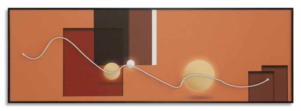 Impression sur toile - orange
