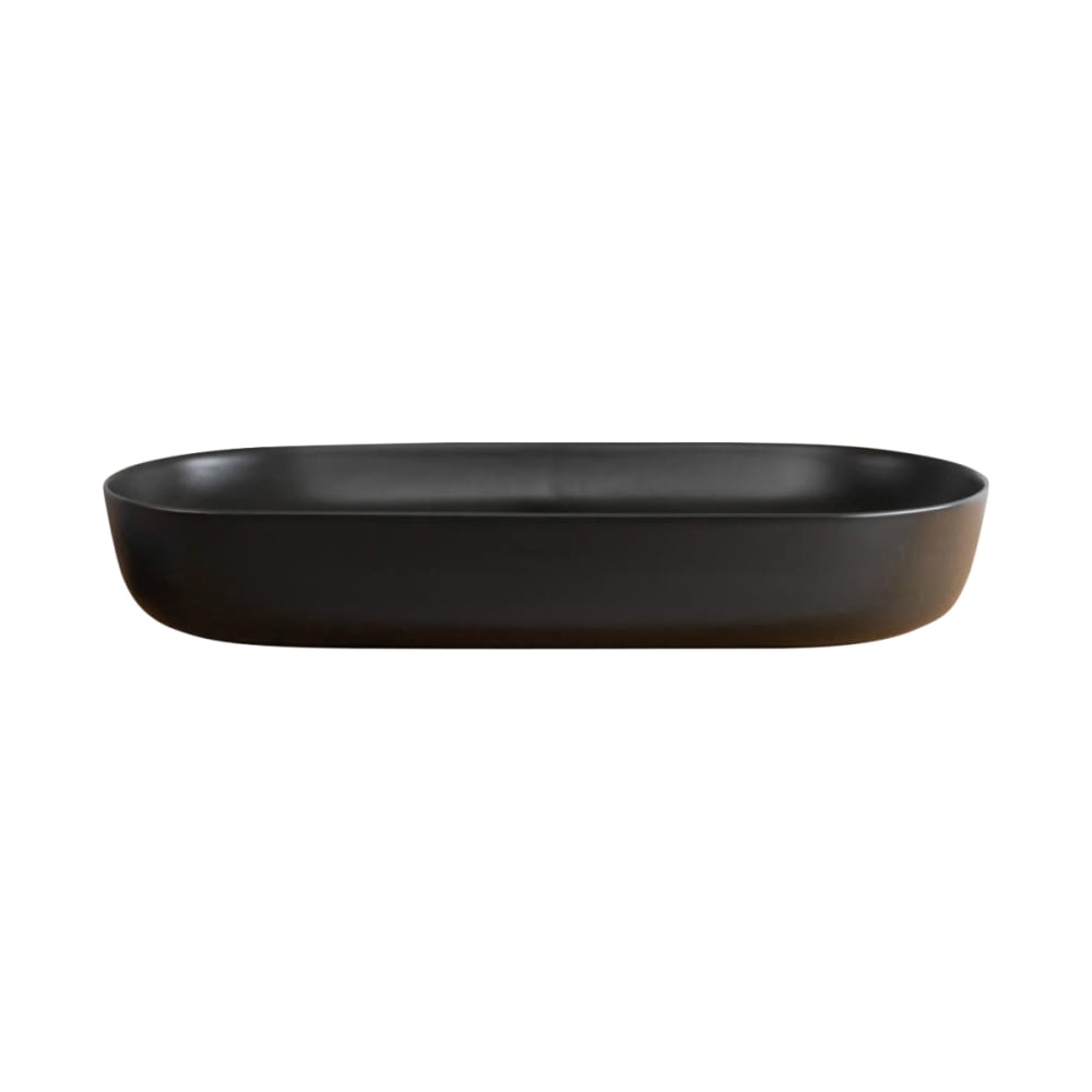 Grande vasque en céramique noir 82cm