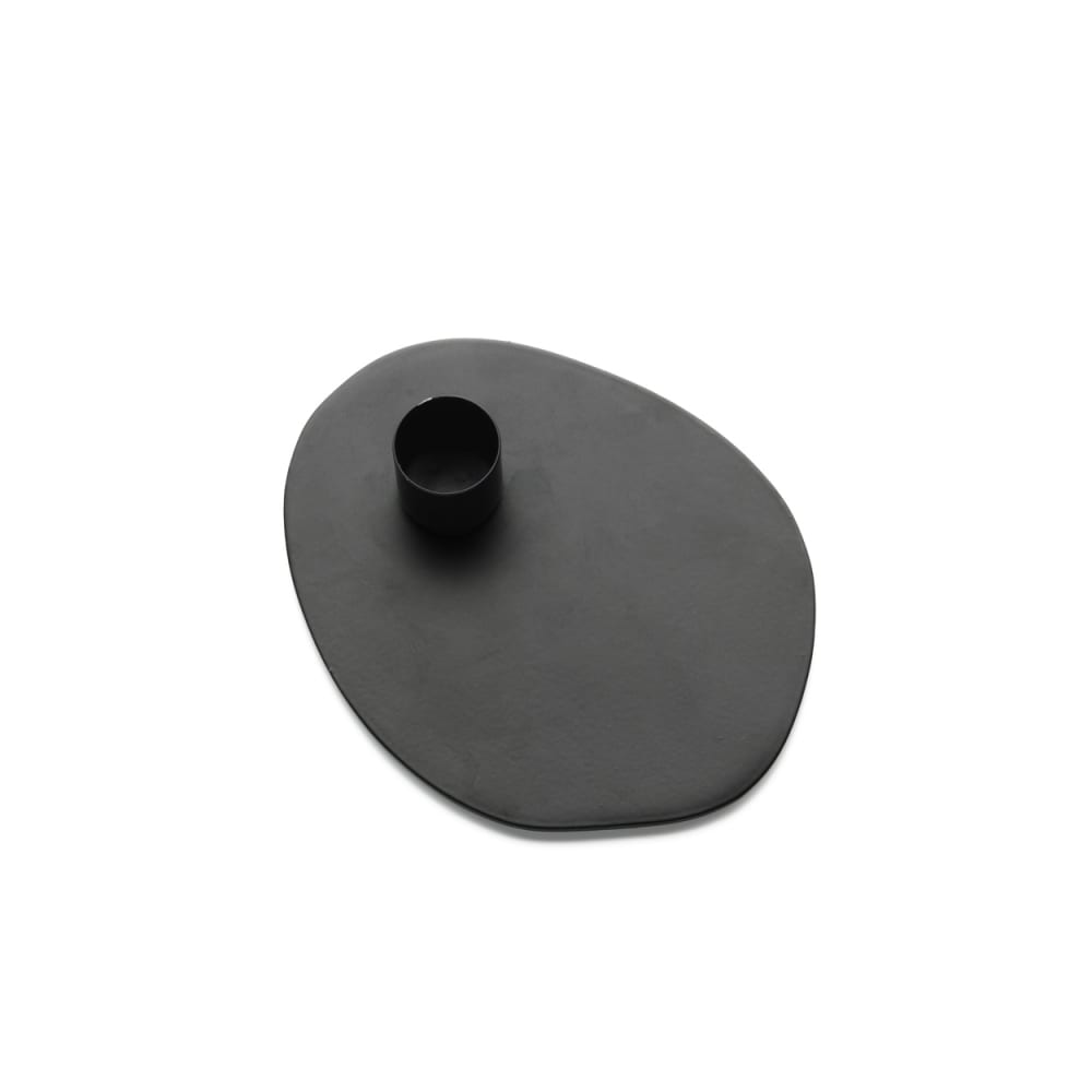 Kerzenhalter aus messing in schwarz, 13x10x3cm - Maisons Du Monde