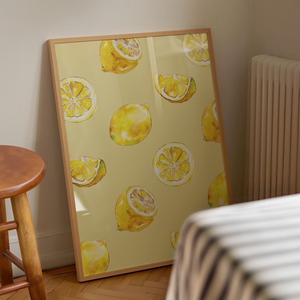 Poster zitronen, 30x40 cm - Maisons Du Monde