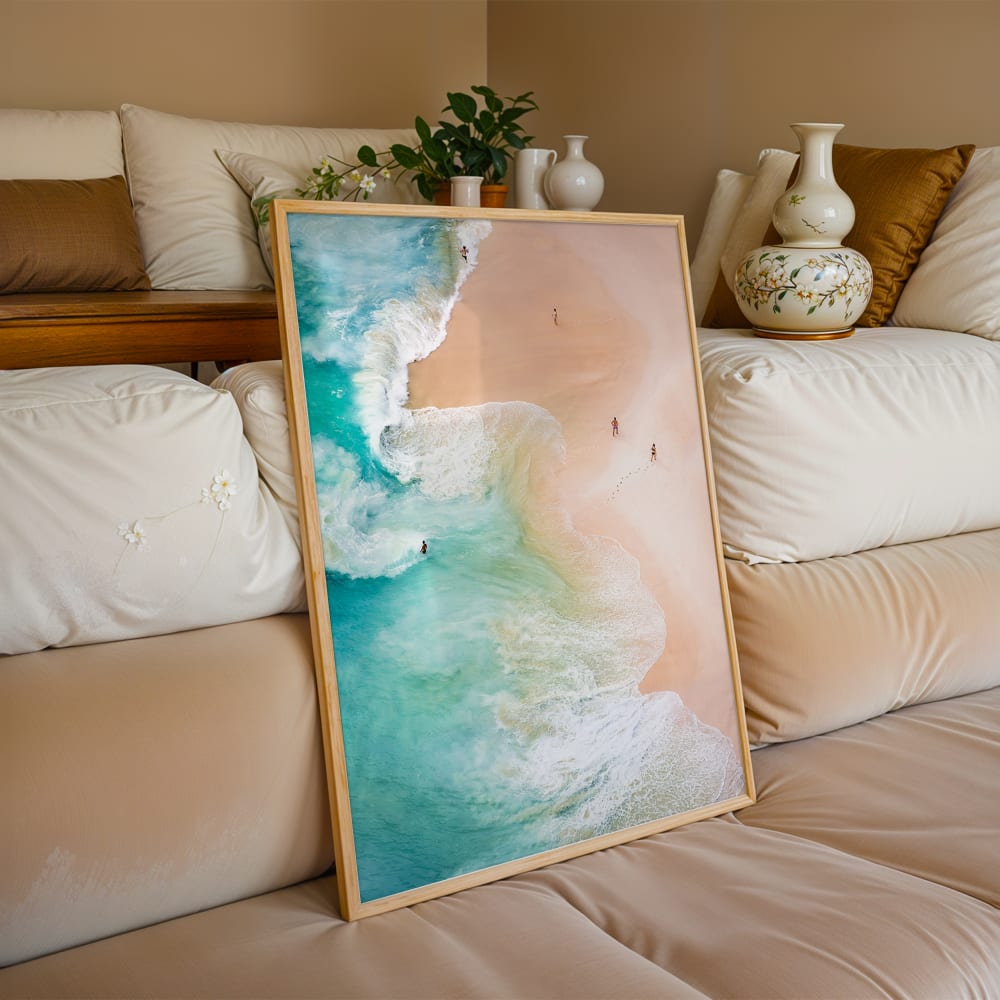 Poster badegäste, 30x40 cm - Maisons Du Monde