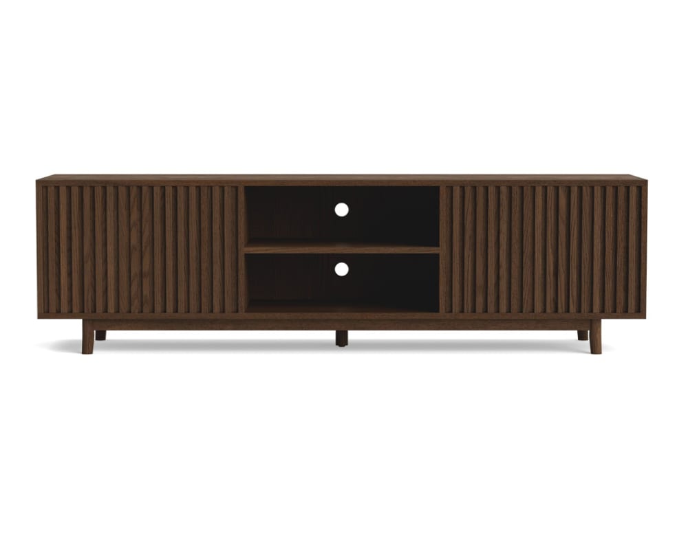Meuble TV style scandinave 180 cm marron