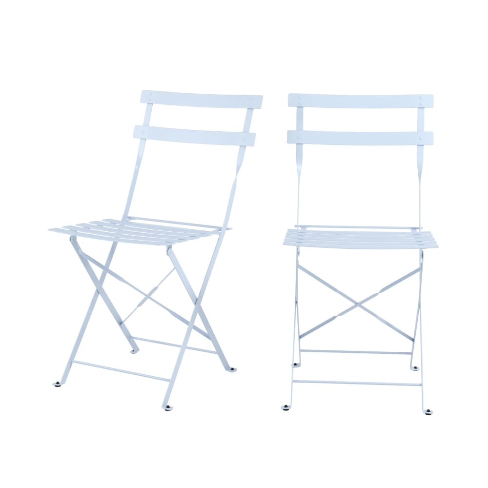 Lot 2 chaises jardin