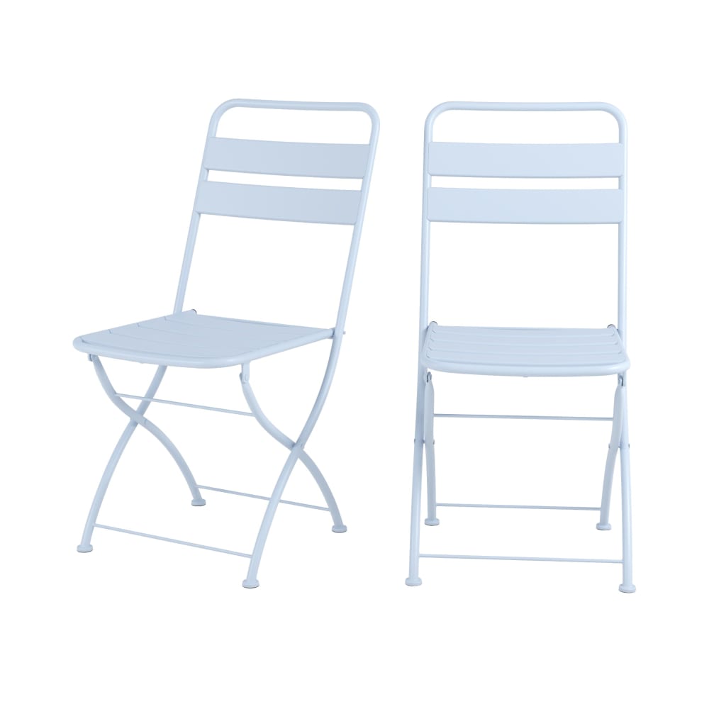 Lot 2 chaises jardin