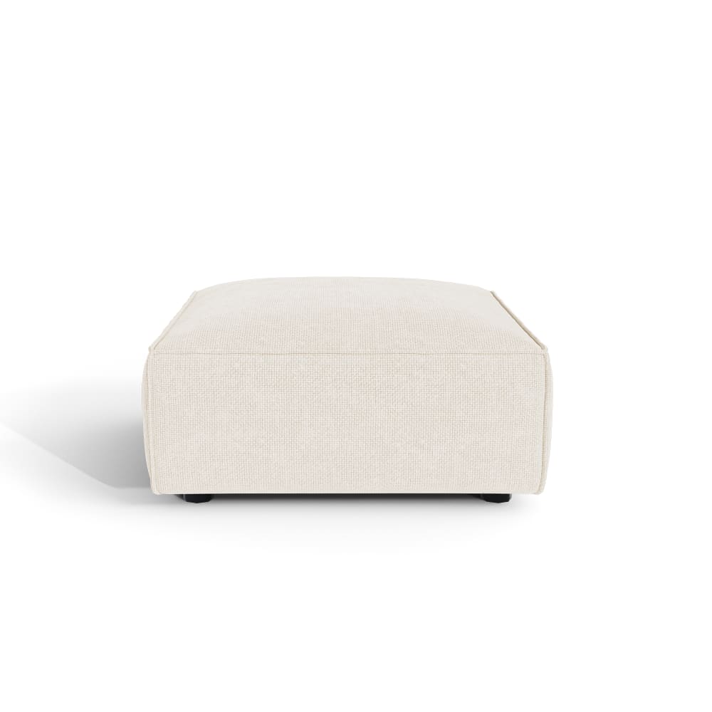 pouf en velours chenillé