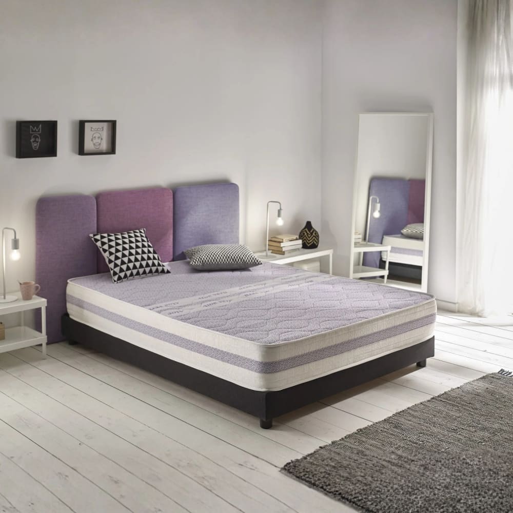 ECCOX Viskoelastische Matratze 80x180cm Weiß Pes - Polyester