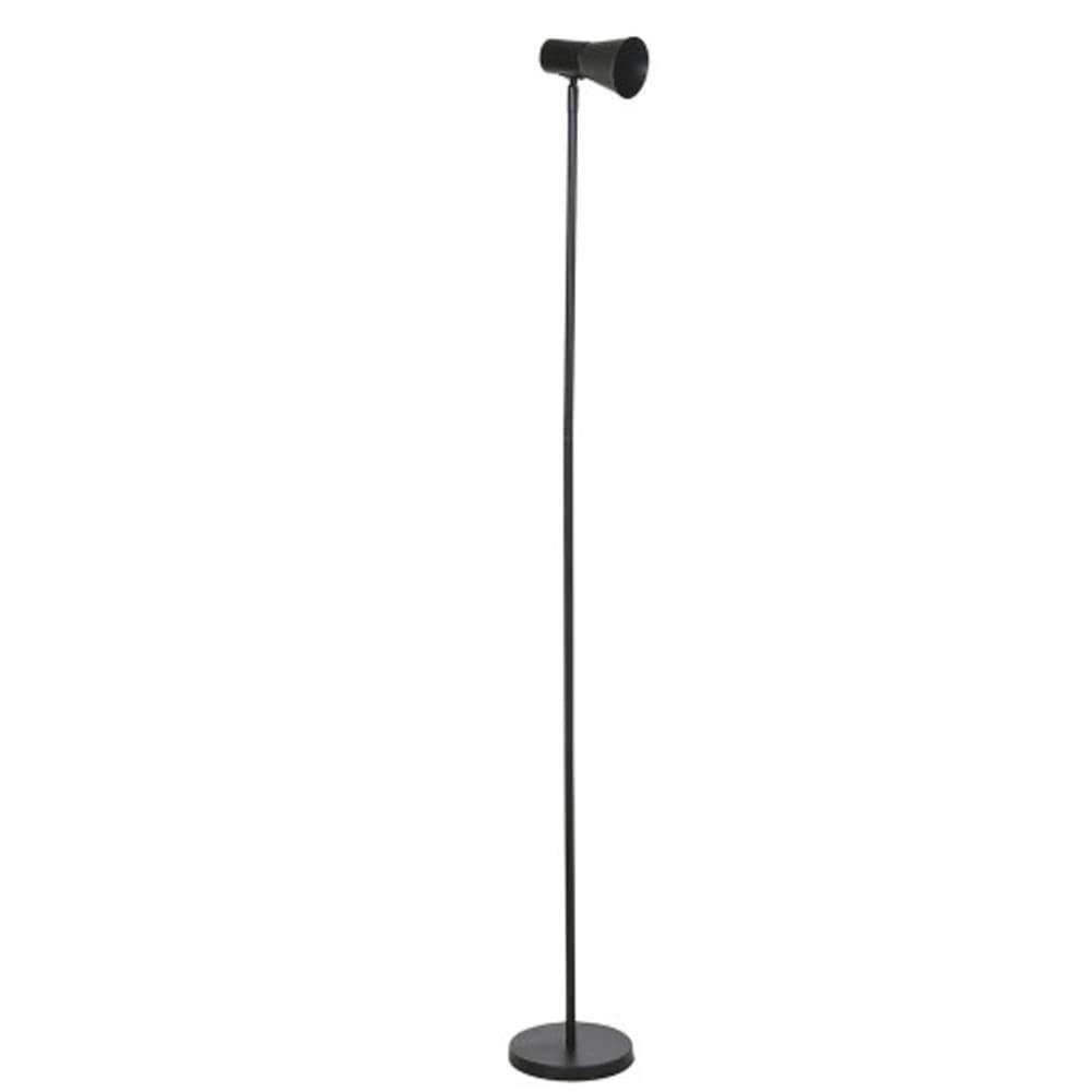 Lampadaire liseuse en métal noir 20x17x140cm