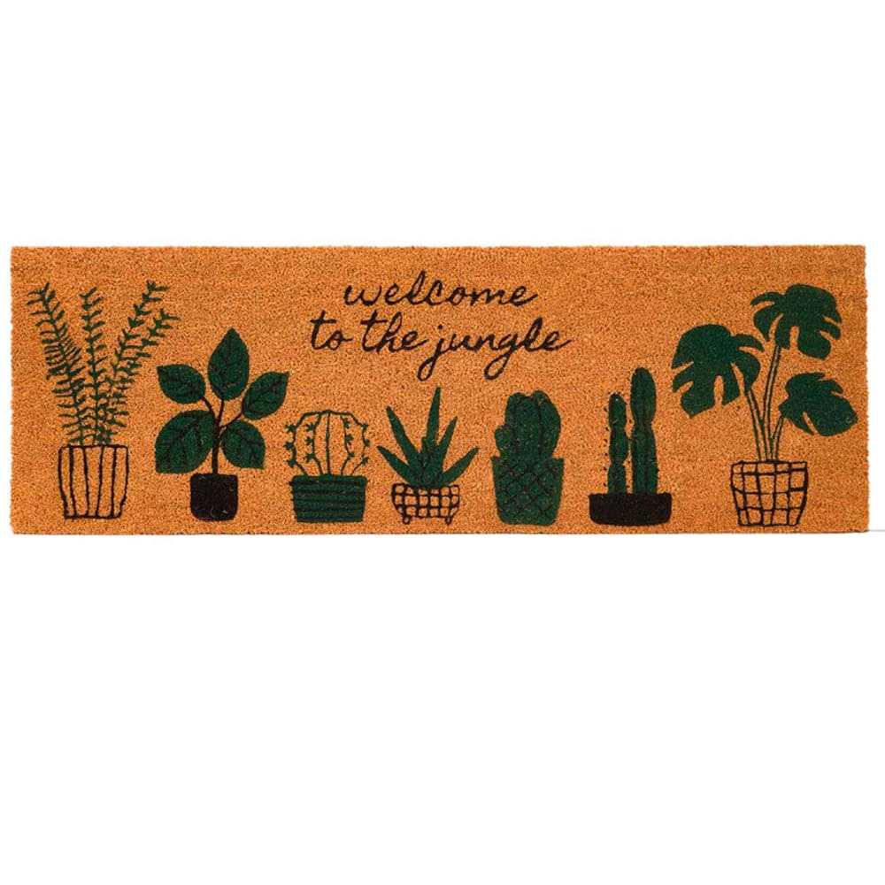 Grand paillasson coco welcome to the jungle 40x120x1cm
