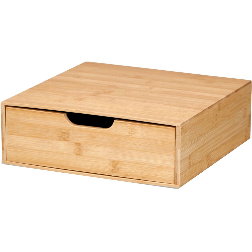 Porte-capsules avec support cafetière en bambou 30x30x10cm — Beyit