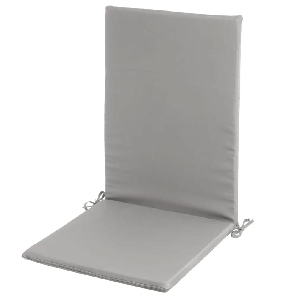 Coussin pour fauteuil de jardin gris 120x50x3cm
