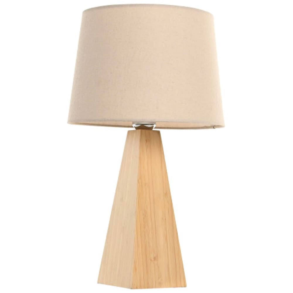 lampe à poser en bambou