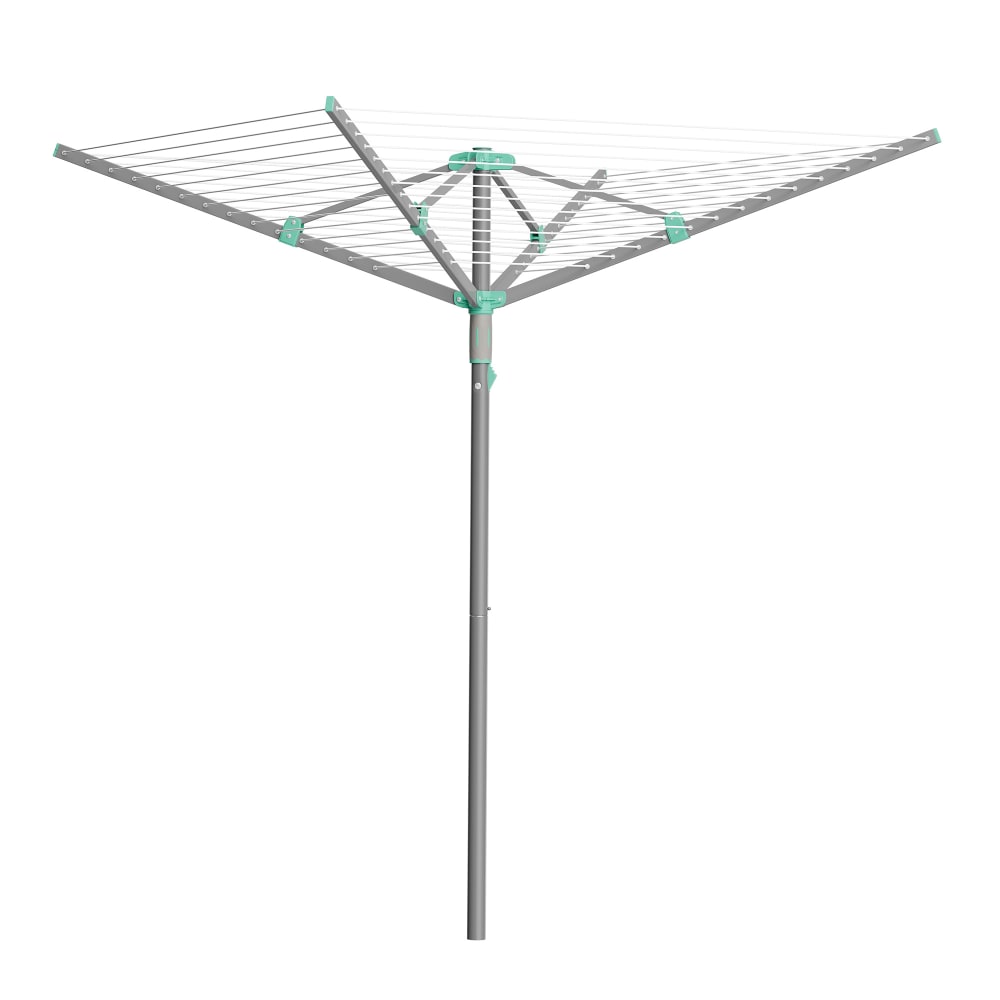 Étendoir parapluie pliable avec housse et pinces jardin argent — Beyit