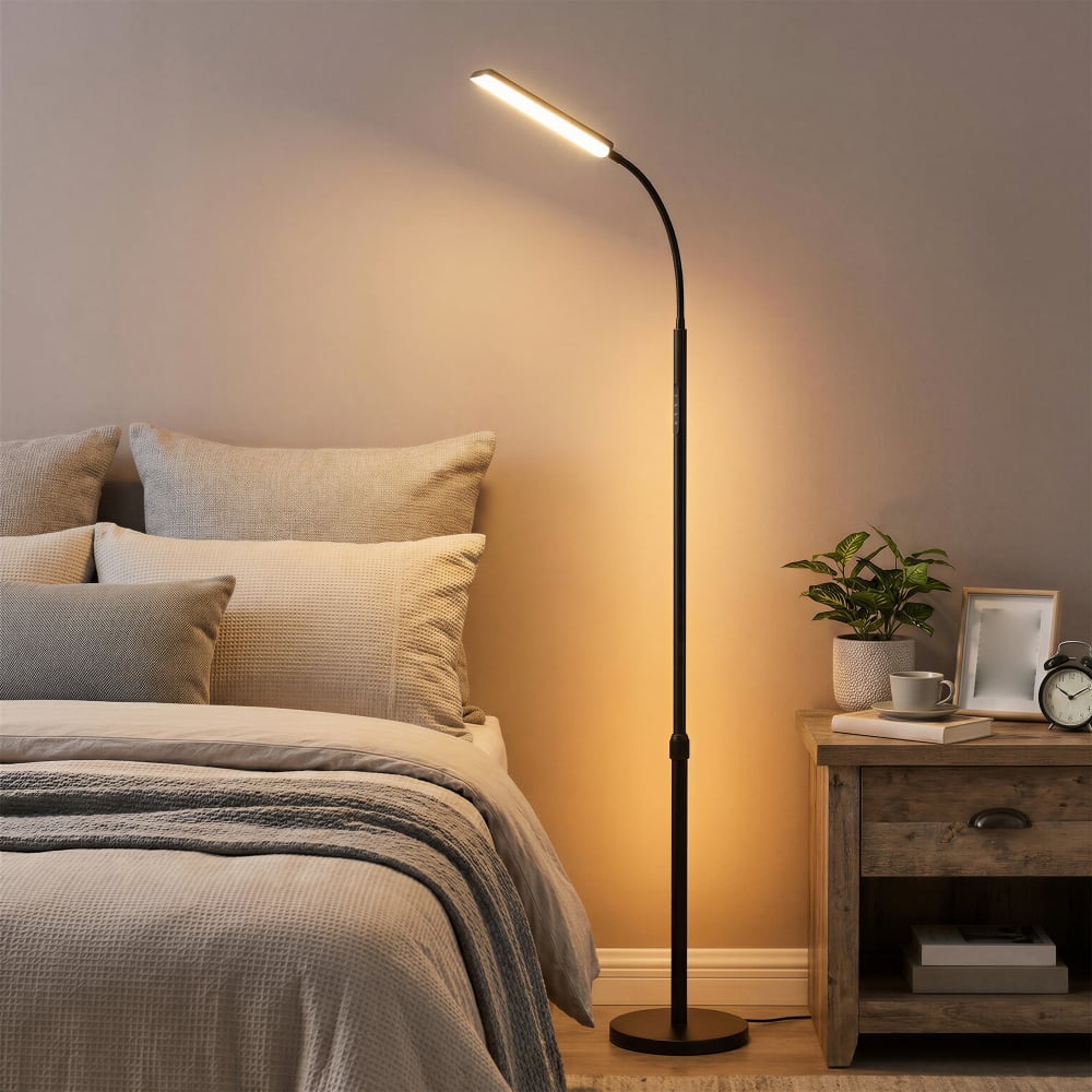 Lampe de lecture avec télécommande hauteur réglable noir — vue 4