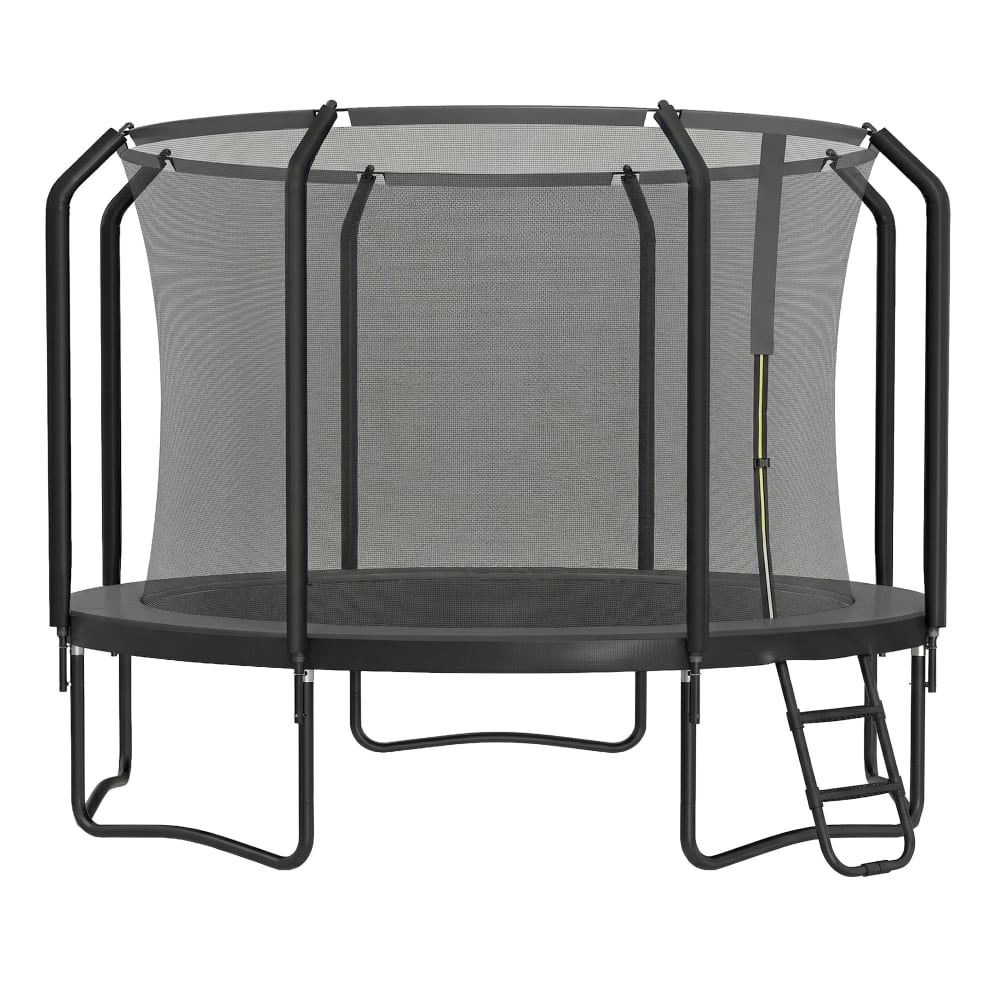 Trampolines de jardin 305 cm avec coussin de sécurité filet noir