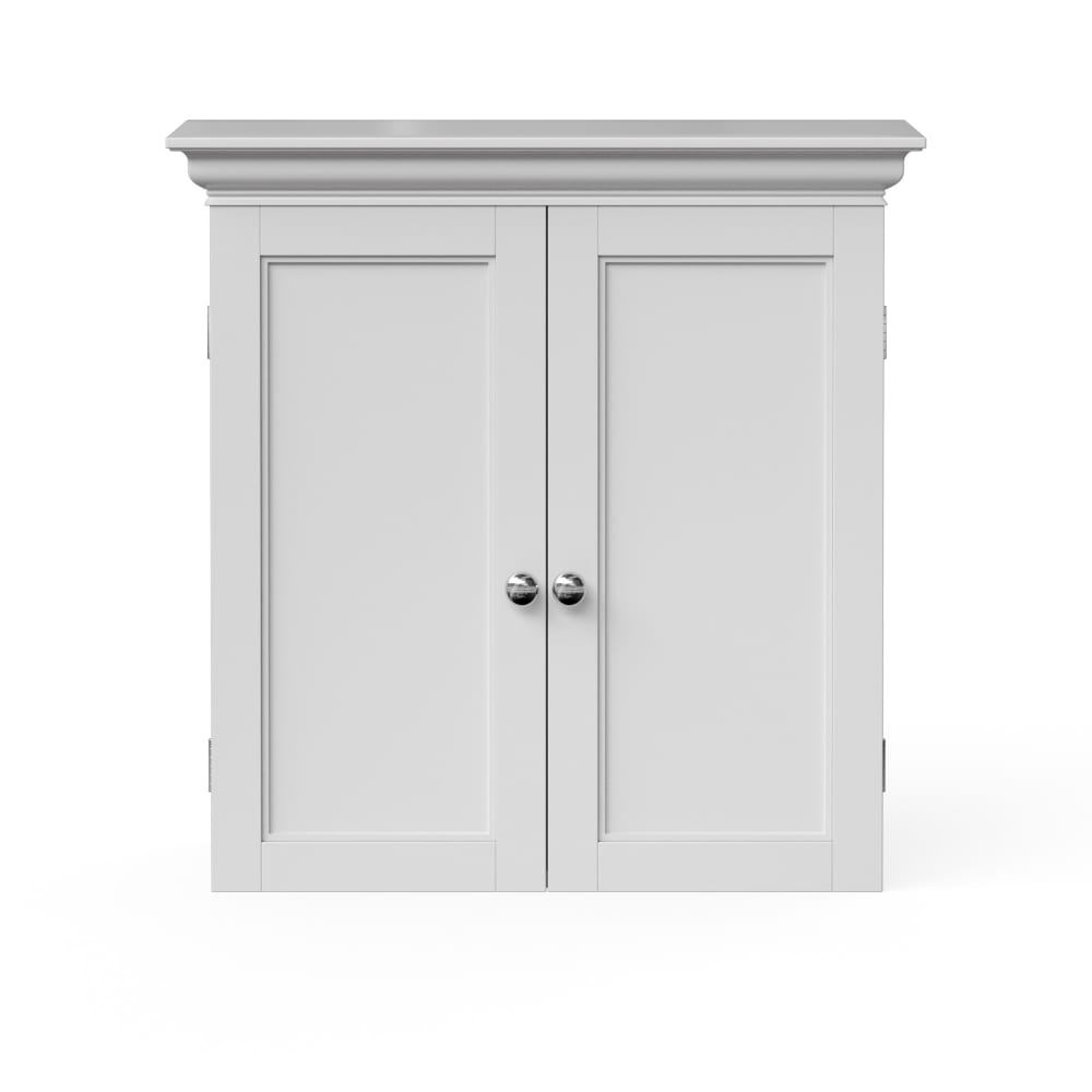 Armoire murale salle de bain, étagères réglables, 61cm, Blanc