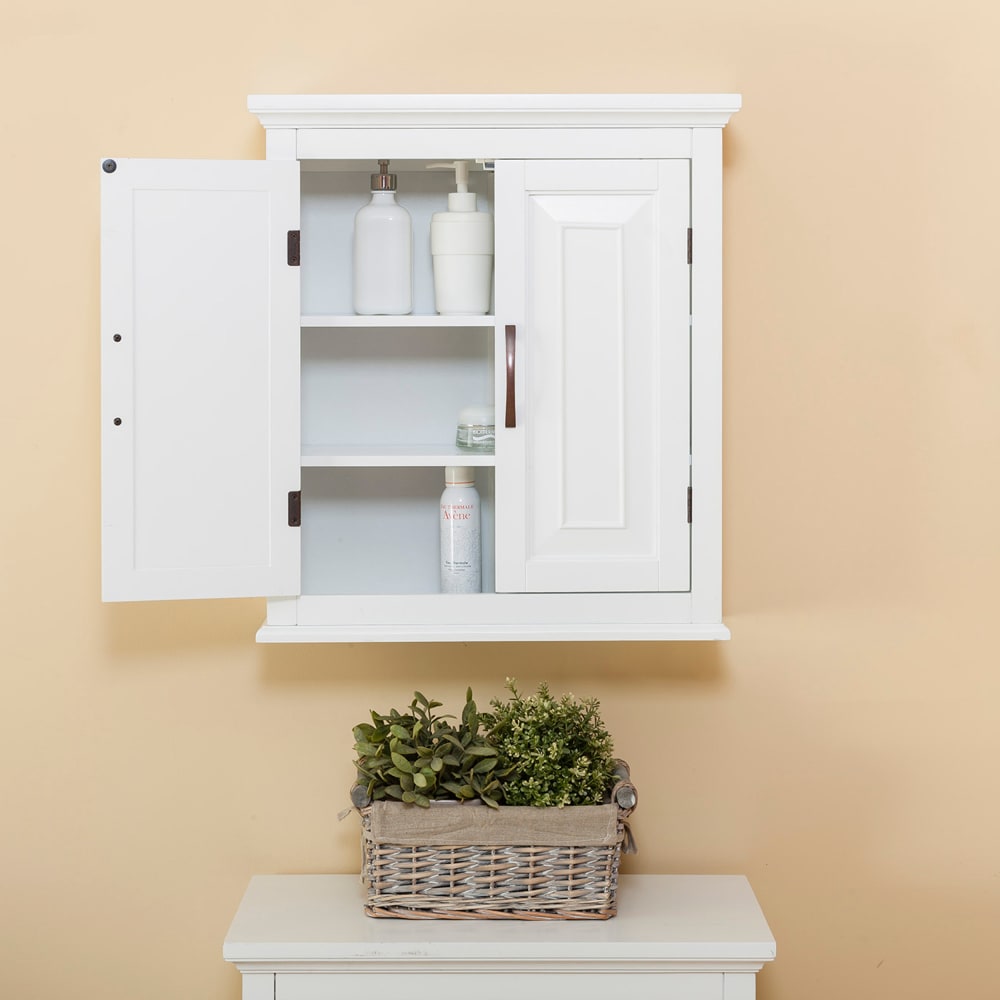 Wand-Badschrank mit verstellbaren, 64cm, Weiß - Maisons Du Monde