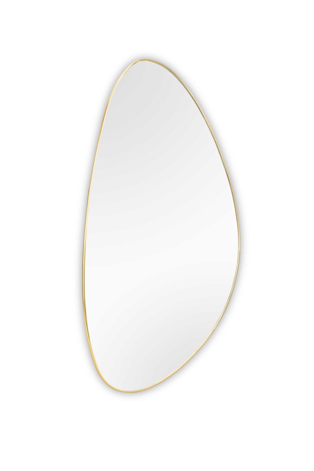 Miroir déco design en verre doré