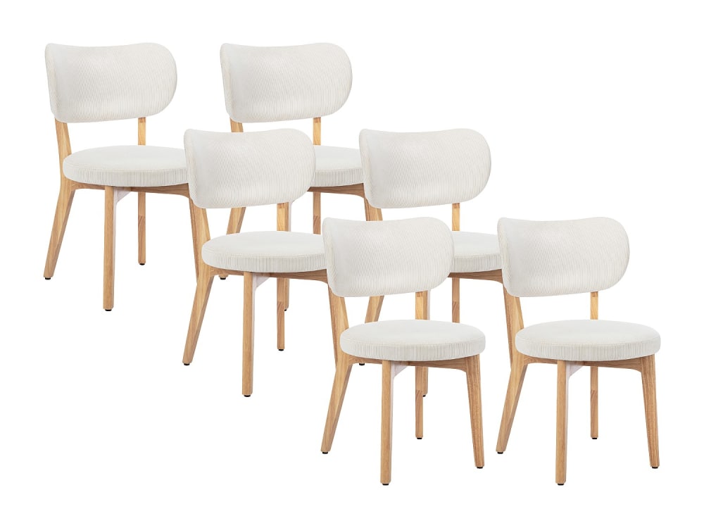 chaise hévéa blanc