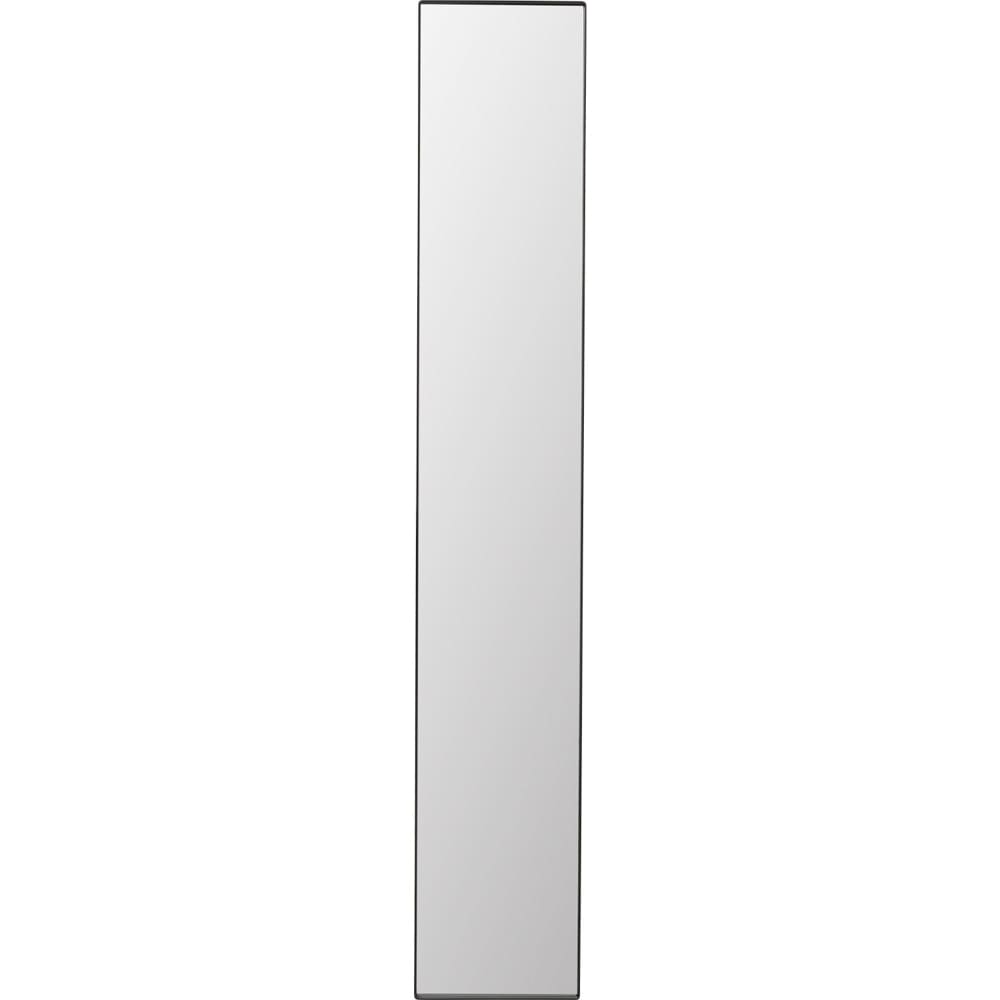 Kare Design Spiegel mit Rahmen aus Stahl, schwarz, 30x180 cm style modern - Glas