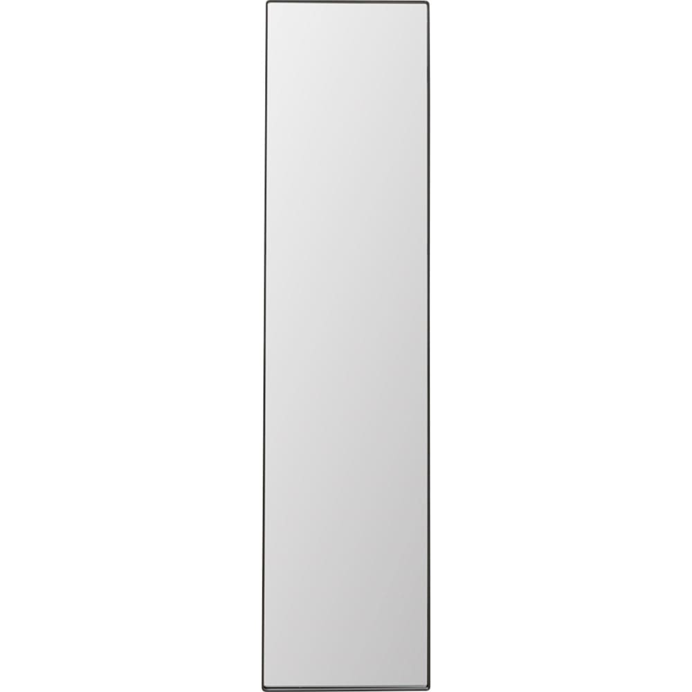 Kare Design Spiegel mit Rahmen aus Stahl, schwarz, 30x130 cm style modern - Glas