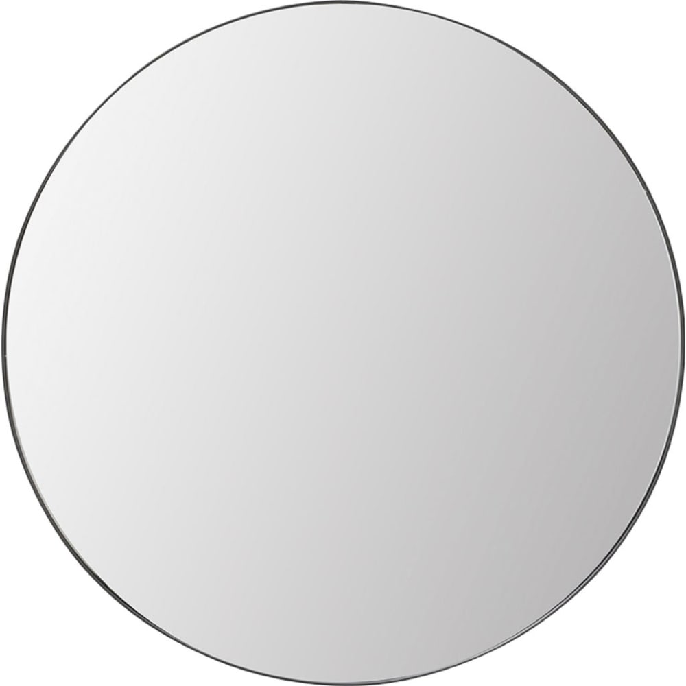 Kare Design Spiegel mit Rahmen aus Stahl, schwarz, D 100cm style modern - Glas