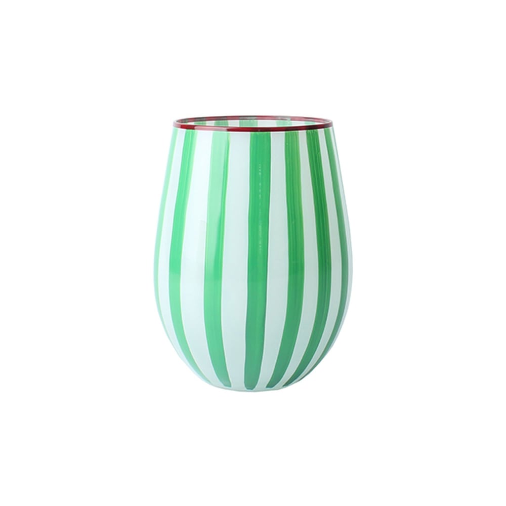 Lot de 3 verres à eau 27cl vert