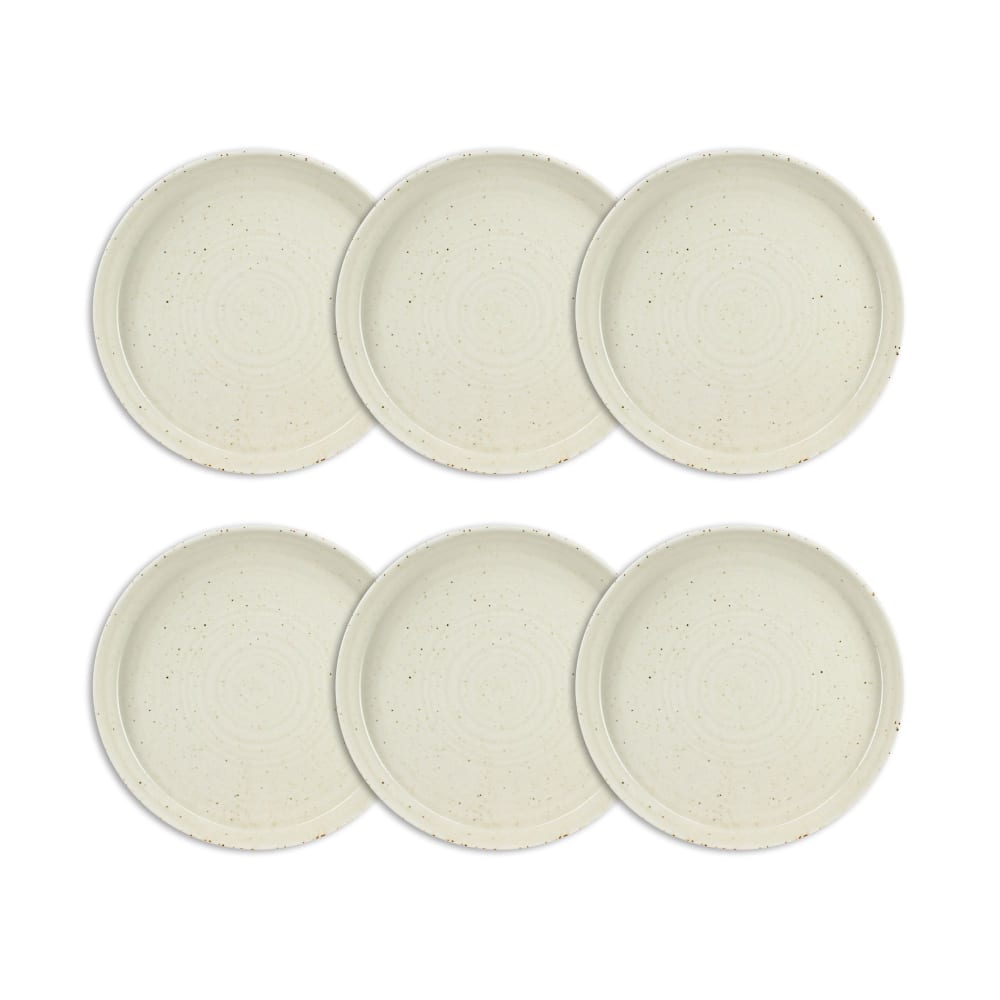 Lot de 6 assiettes plates