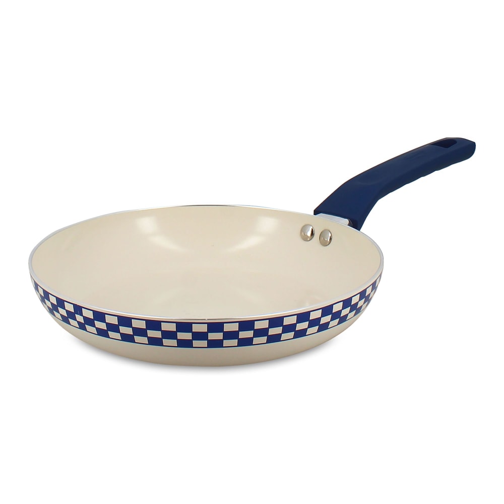 Poêle 28cm en aluminium recyclé et antiadhésif bleu - tout feux