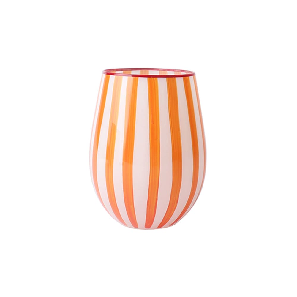 Lot de 3 verres à eau 27cl orange