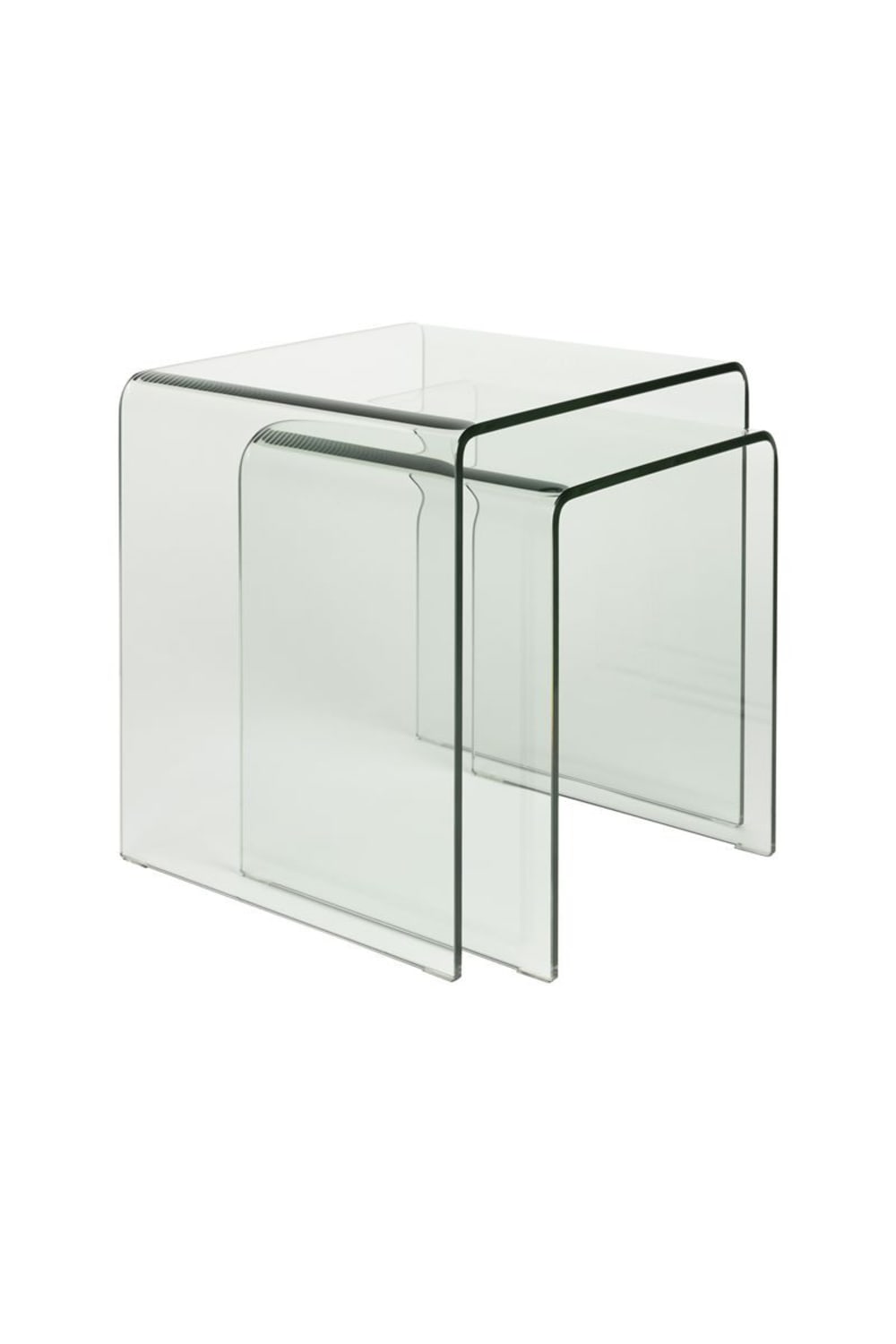 Table d'appoint en verre