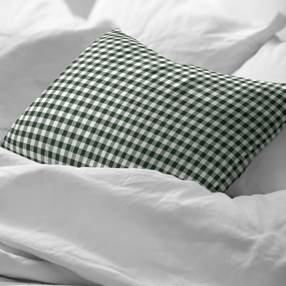 Kissenbezug aus 100 % Baumwolle, 200 Fäden Grün 45x125 cm -