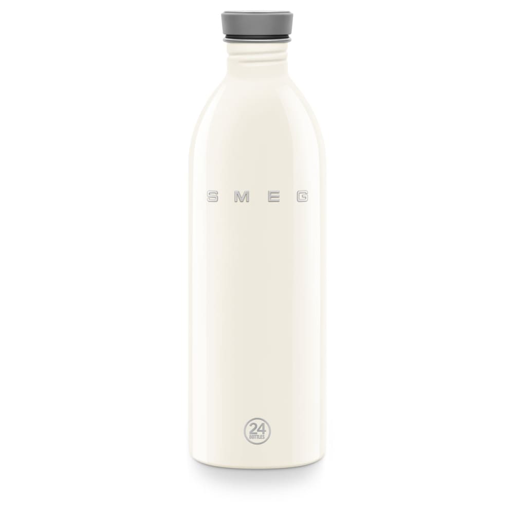 Gourde inox vintage 1L crème 24Bottles Smeg