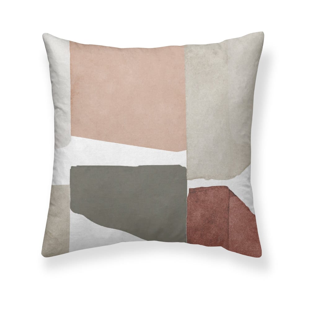 Taie d’oreiller en coton 100 % 200 fils multicolore 65x65 cm