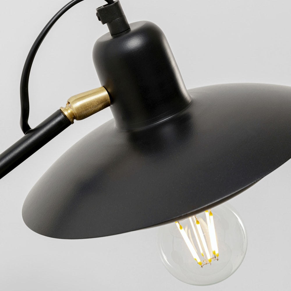 Lampadaire en acier noir — vue 4