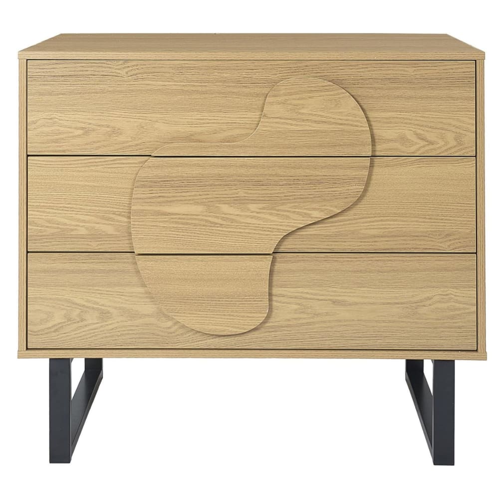 Commode 3 tiroirs Beige