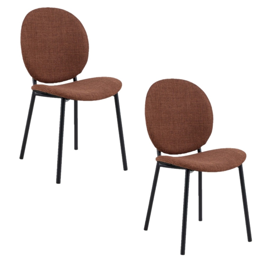lot 2 chaises salle - rouge