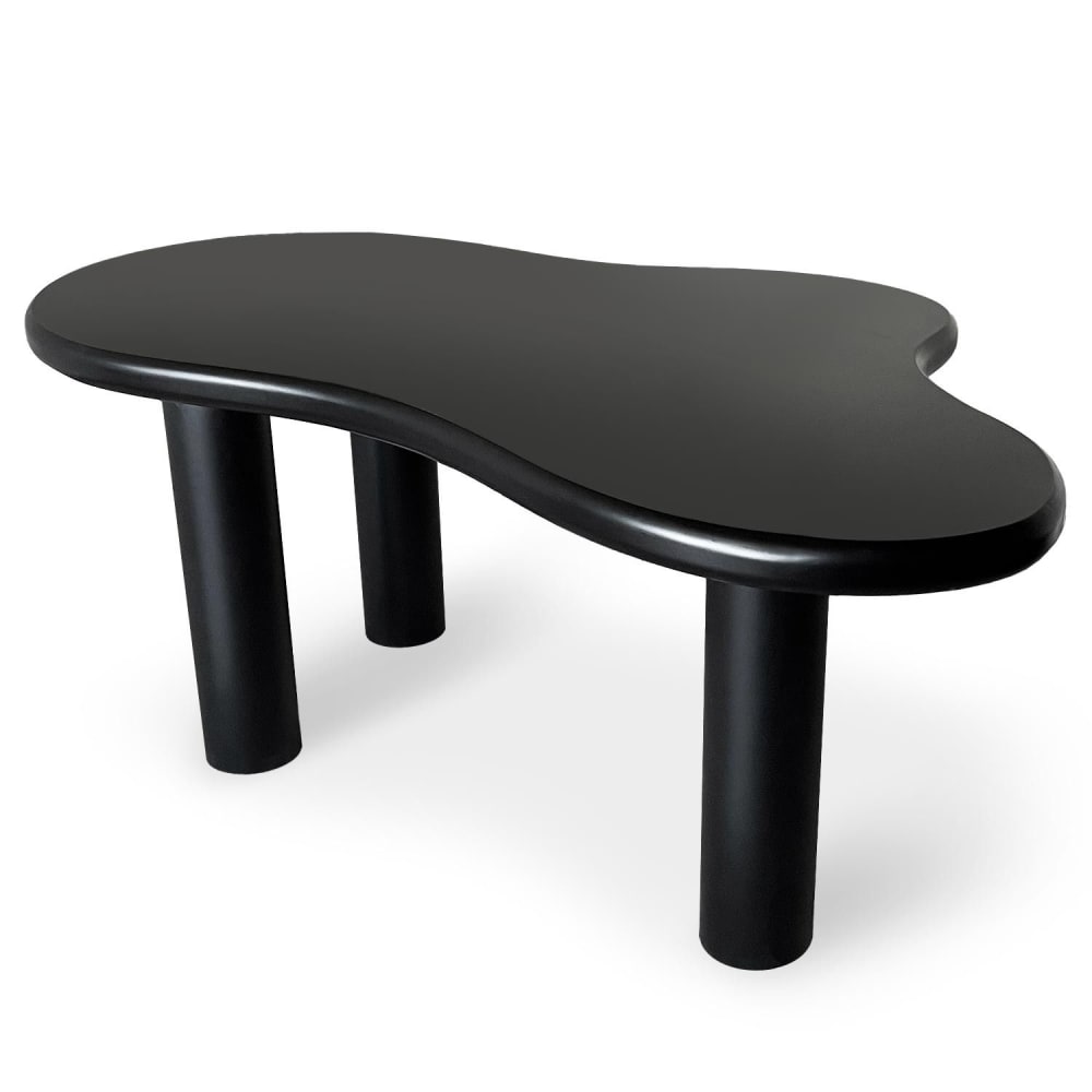 Tisch in asymmetrischer Wolkenform L180cm VALDO Schwarz - Maisons