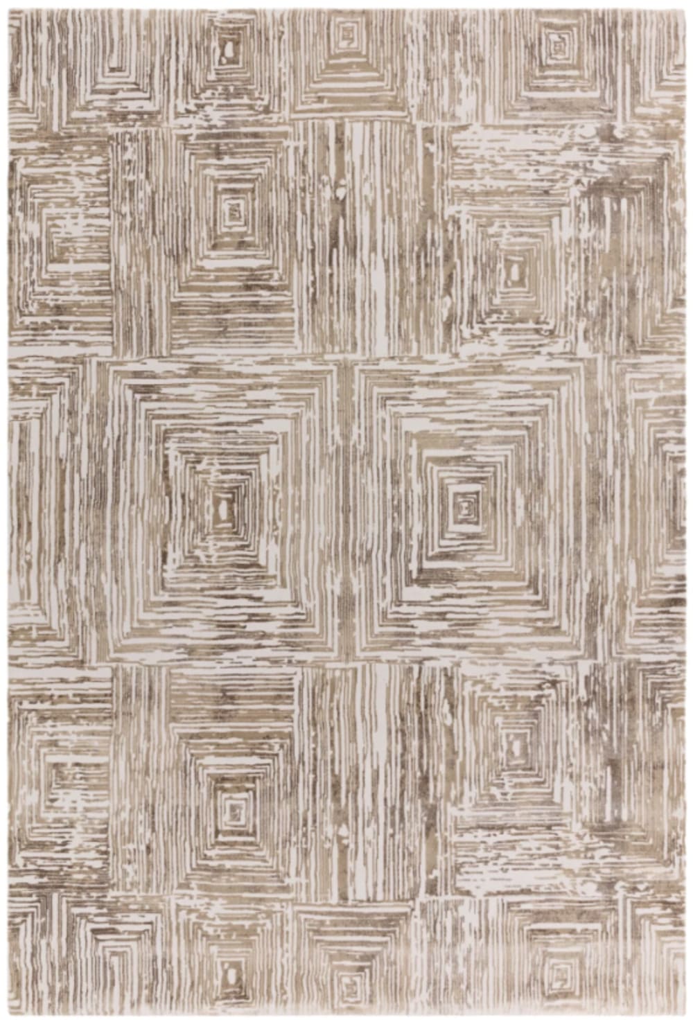 Moderner Teppich für Wohnzimmer  Beige 200x290 cm - Maisons Du
