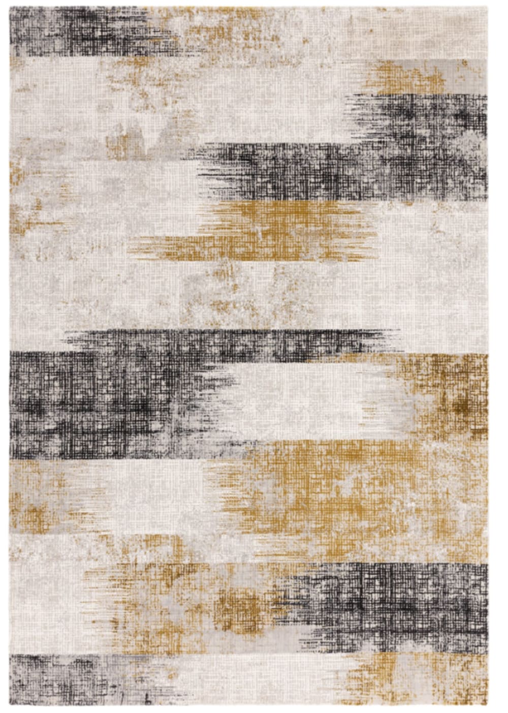 Moderner Teppich für Wohnzimmer Gelb 160x230 cm - Maisons Du